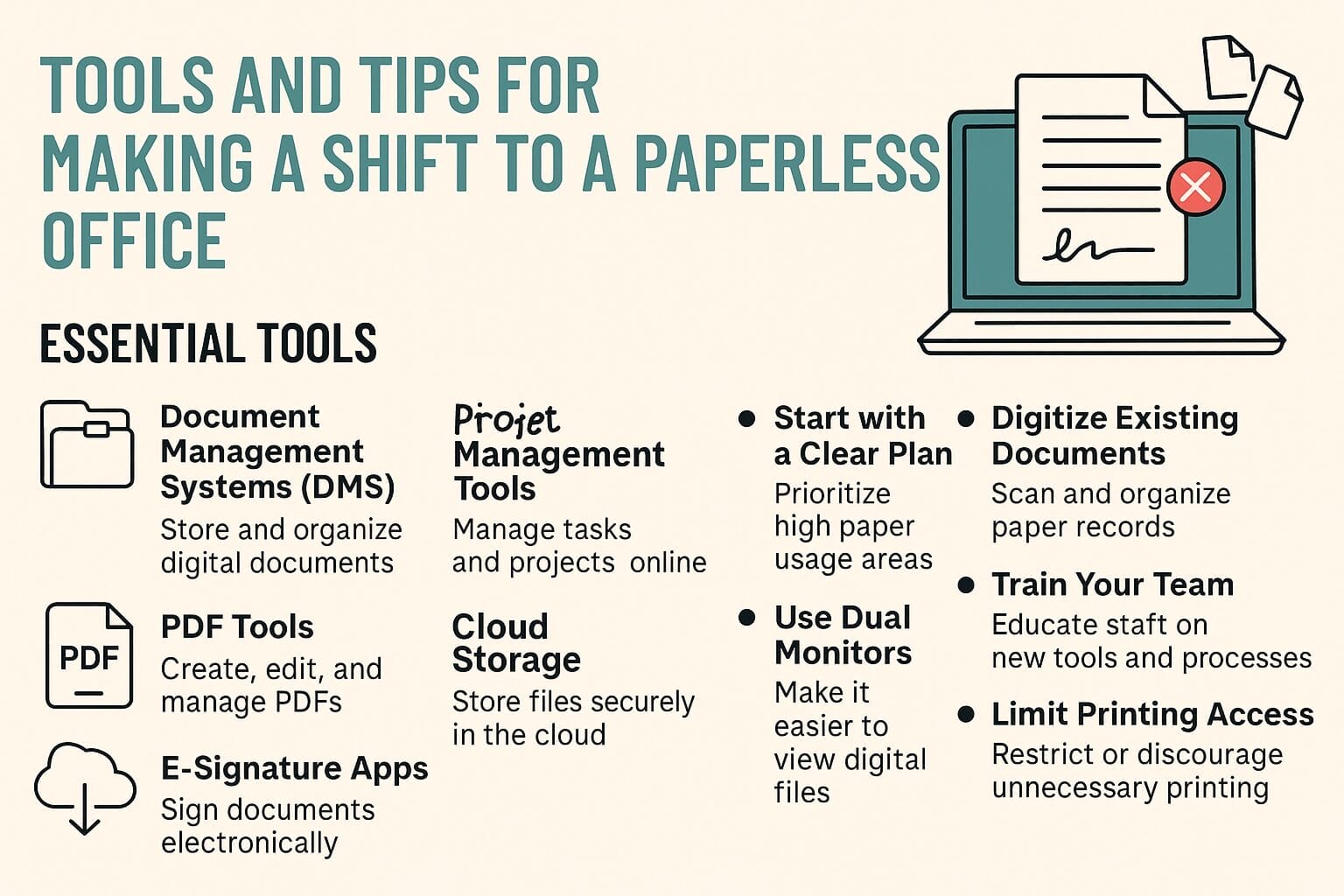 Paperless office